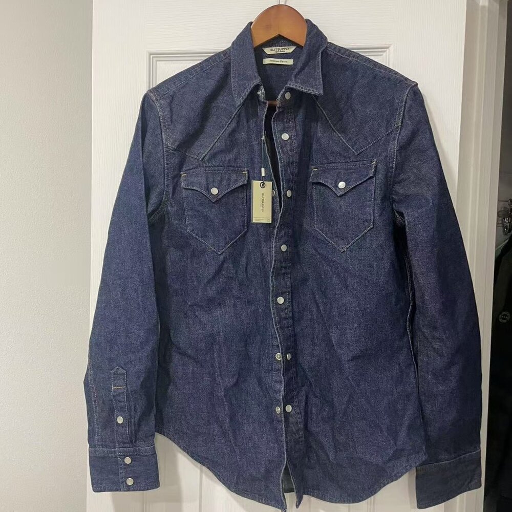 SUIT SUPPLY JAPANESE DENIM SHIRT